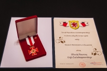Odznaka Honorowa Gryfa Zachodniopomorskiego (fot. Michał Wojtarowicz)