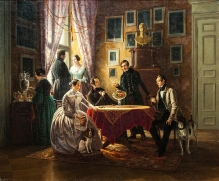 August Ludwig Most - Portret rodziny Kühn