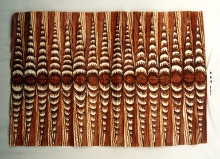 Tapa, Tonga, 1. połowa XX w., tapa polichromowana, 60,3 x 86,5, fot. B. Grzonka