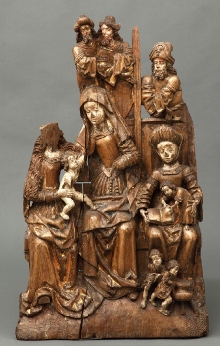 Ołtarz z Krummina, Rodzina Marii, warsztat północnopomorski, ok. 1510, 97 x 56 cm, fot. G. Solecki