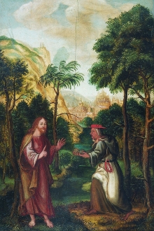 Artysta nieznany, Kuszenie Chrystusa, ok. 1577, olej, deska, 57 x 38 cm, fot. G. Solecki, A. Piętak