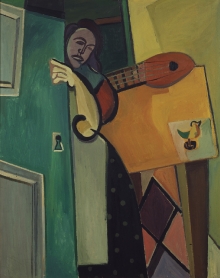 Tadeusz Kantor (1915-1990), Kobieta w drzwiach, 1947, olej, płótno, 132 x 105 cm, fot. Grzegorz Solecki