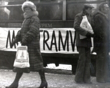 Antoni Karwowski (ur. 1948), Mój tramwaj, 1980, fot. Elżbieta Karwowska Zakup dofinansowany ze środków Ministra Kultury i Dziedzictwa Narodowego w 2016 roku